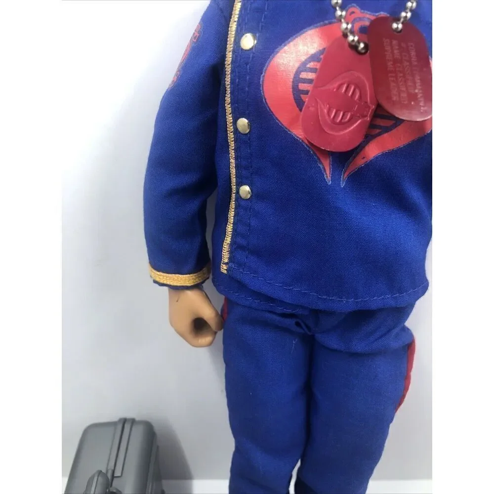 GI Joe Cobra Commander 11 Inch Figure Pawtucket Hasbro With Some Accessories